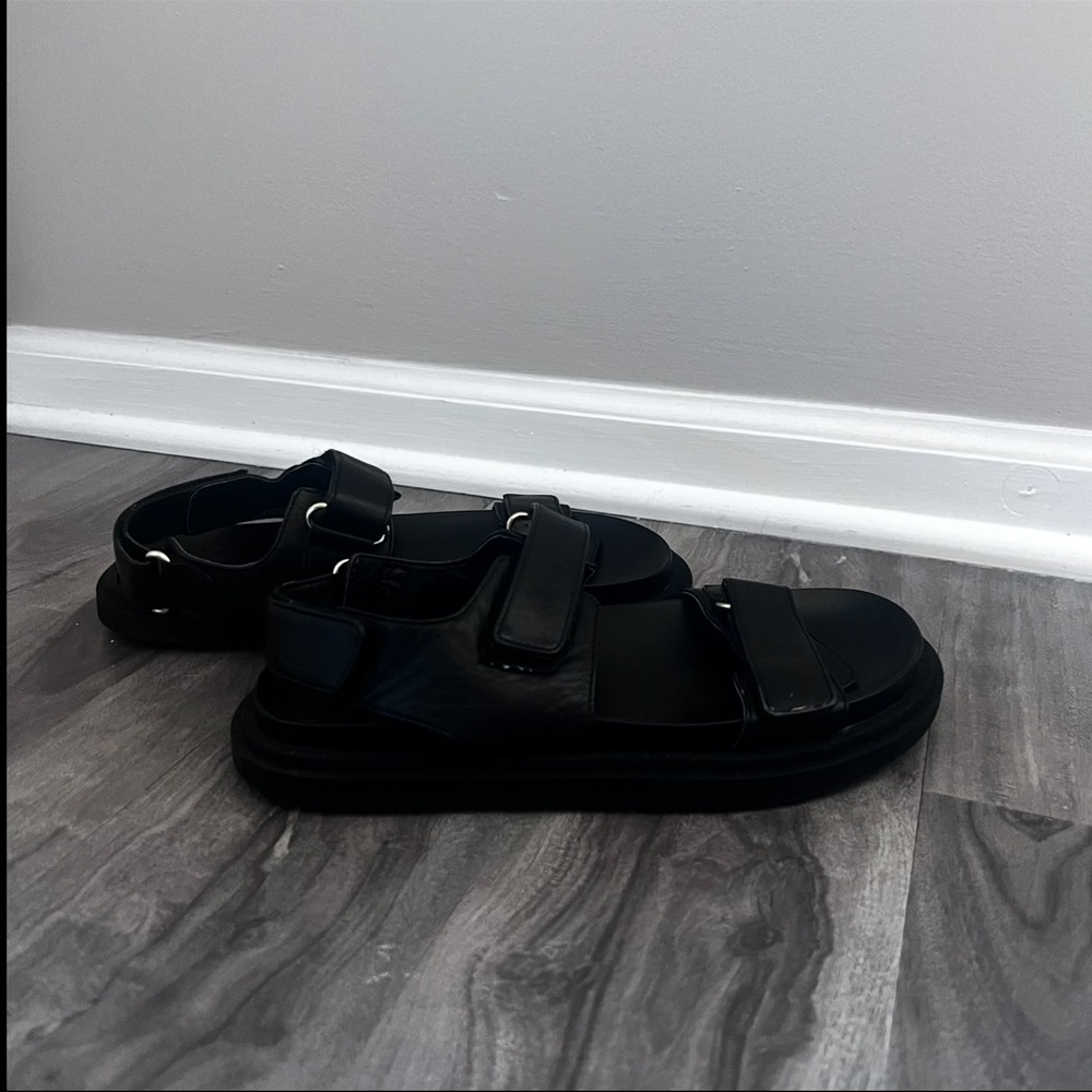 Zara Black Sandals